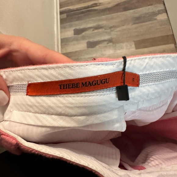 NWT Thebe Magugu Pink Wool Trousers - Picture 5 of 5